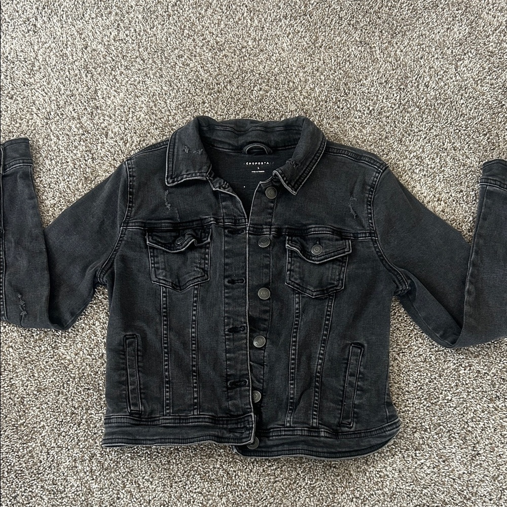 2006 Aeropostale Black Jean Jacket